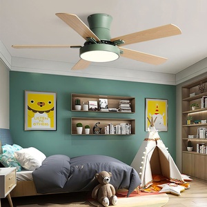 โคมไฟระย้าเหล็กดีไซน์ทันสมัยพัดลม LED แรงลมสูงควบคุมด้วยรีโมต6สปีดสำหรับห้องนอน/ห้องนั่งเล่นในร่ม - Product Image 4