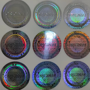 Diseño personalizado diseño de impresión original auténtico impermeable holográfico 3D holograma autenticidad etiqueta adhesiva de seguridad térmica - Product Image 3