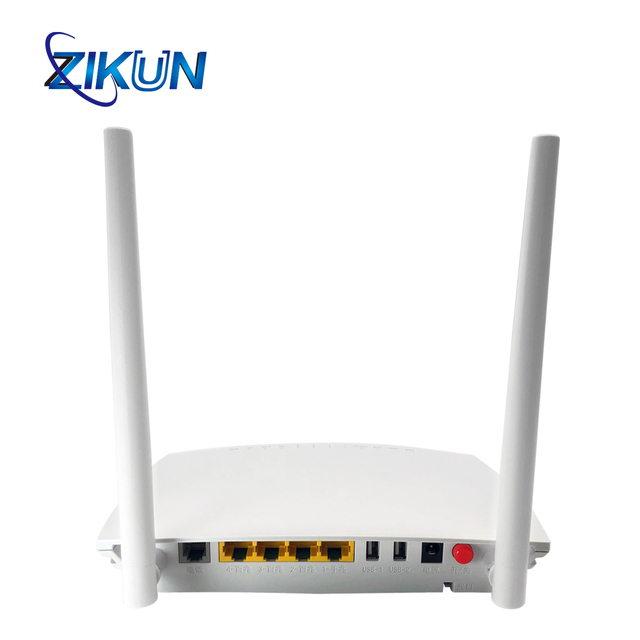 Smart Home Gateway ZC-521 GPON ONU 1GE+3FE LAN port +2.4G 5G AC WIFI ONU HGU ONT GEPON ONU for FTTH