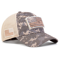 Grosir tren Eropa Amerika memancing topi Baseball Camo musim panas topi Baseball jaring pria wanita topi Baseball kustom olahraga