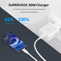En stock pour OnePlus SuperVooc Charger 100W Chargeur USB rapide Bloc d'alimentation avec câble USB pour OnePlus 13 12 13R Pro