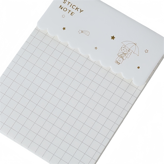 Eco Friendly Notepad Twin Wire Tear Off Repeat Sticky Adhesive Memo Notes Apple Pear Leaf Tree Triangle Heart Shaped Notepad