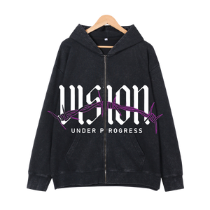 Sudadera con Capucha y Sudadera de Primera Calidad, 400 g/m², Estilo Urbano, Talla Grande, Lisa, con Logotipo Personalizado Bordado o Impreso para Hombre y Mujer - Product Image 2