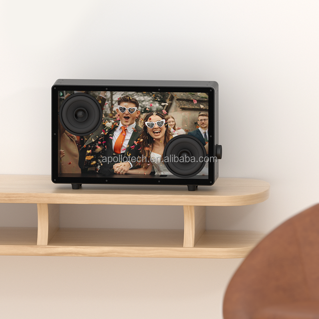 Transparent Lyric Speaker Box Huge Output Speaker with Lyrics Display Spotify Apple Music