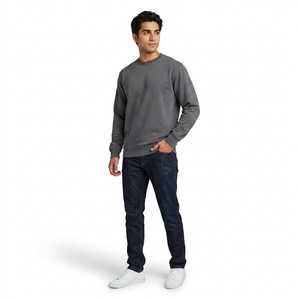 Unisex Mid-<b>Weight</b> 300 GSM Sweatshirt Pigment Dyed Hooded 100% Cotton Ring Spun Cotton Printed Quick Dry Breathable Winter DDP - Product Image 1