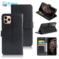 Étui de protection pour téléphone portable, étui à rabat de luxe, cuir PU artificiel, antichoc, porte-cartes, design professionnel pour 13