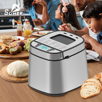 SOHEF Máquina para Hacer Pan Árabe Manos Libres, Agrega Automáticamente Frutas, Nueces y Levadura, 25 Programas, Masa Perfecta en Todo Momento, Fácil de Limpiar, Certificación CE, Para el Hogar