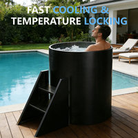 Baignoire autoportante en acier inoxydable, vente directe usine, OEM ODM personnalisable, pour immersion indépendante, récupération sportive, SPA, usage domestique, 304