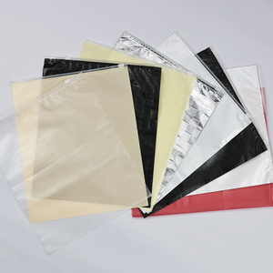 Vật liệu tùy chỉnh nhựa in logo Ziplock bao bì màu đen mờ phân hủy sinh học Dây Kéo Túi cho quần áo - Product Image 1