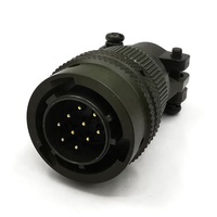 Connecteur automobile haute tension de type DIN Mil-DTL-26482, raccord à baïonnette MS3116, prise vert militaire