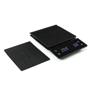 Balance de cuisine électronique numérique intelligente en acier inoxydable, balance alimentaire 5 kg 10 kg, écran LCD, alimentation par piles, poids maximal 1 kg, café - Product Image 4