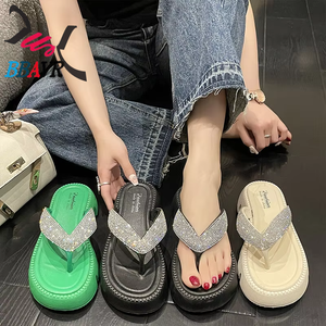 Sandalias de Plataforma con Pedrería Brillante, Nuevas y Más Vendidas, Sandalias de Alta Gama para Mujer, Tendencia en Calzado Femenino - Product Image 4