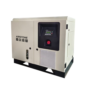 Low 5.5HP Power Frequency 3bar Direct Drive 3 Phase Lubricated Air Cooled AC <b>Screw</b> for Textile Industry - Product Image 1