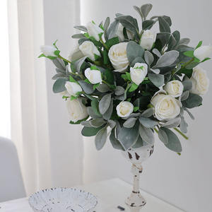 Piante Artificiali Decorative da Interno con Foglie Verdi e Orecchie <span class=keywords><strong>di</strong></span> <span class=keywords><strong>Agnello</strong></span> in Vaso <span class=keywords><strong>di</strong></span> Plastica - Product Image 5