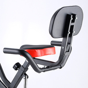 Upright Exercise Bike Magnetic Resistance Foldable With <b>Backrest</b> For Home Indoor Fitness Weight Loss Workout Equipment - Product Image 3