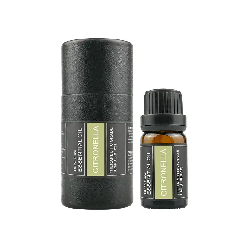 Personalizado papelão cilindro redondo perfume caixa difusor de óleo único vegetal aromaterapia vela óleo aromaterapia