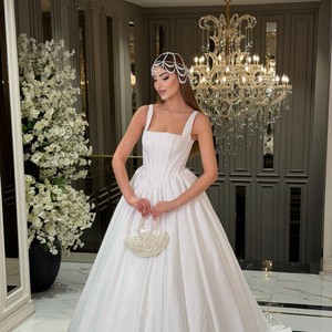 Diadema de malla con perlas hecha a mano, gorro de novia con cuentas, accesorios para el cabello vintage para fiesta de bodas para mujer - Product Image 4
