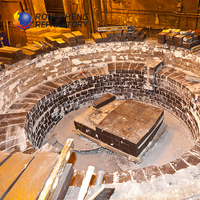 Meilleur prix briques réfractaires de magnésie fours à ciment à 1800 degrés brique de magnésite résistante au feu pour four à verre
