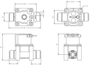 12v 24 v Solenoid vana 1/4 inç elektrikli su vanaları plastik Mini Solenoid kontrol valfi - Product Image 3