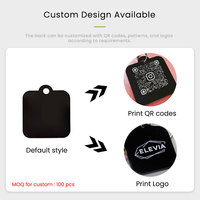 Llavero Acrílico NFC215 Personalizado para Negocios, Etiqueta NFC para Redes Sociales como Instagram, Listo para Enviar