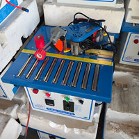 ST-70 Mini-plaqueuse de chanture facile à utiliser pour chants courbes, petite machine de menuiserie
