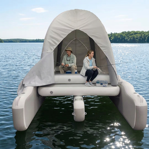 Fabricante Profesional de Trimarán Inflable <span class=keywords><strong>Desmontable</strong></span>, Bote Plegable para 3 Personas, <span class=keywords><strong>Kayak</strong></span> Inflable Ligero para <span class=keywords><strong>Pesca</strong></span> - Product Image 1