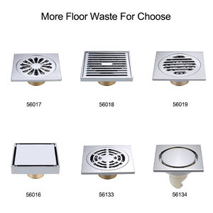 Couvre-drain de sol rond en laiton, siphon de douche, drains pour cuisine, salle de bain, buanderie, accessoires de salle de bain - Product Image 2