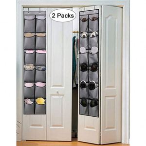 Space Saving Best Selling Fabric Over the Door Storage 12 Pockets <b>Hanging</b> Organizers with Metal Hooks - Product Image 4