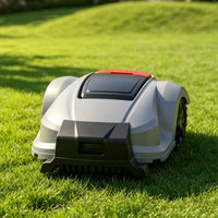 Tondeuse à gazon robotisée automatique pour pelouses de 800 m² avec une largeur de coupe de 200 mm et un fil de guidage pour l'entretien des pelouses résidentielles