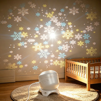 Projecteur LED de Noël à 8 motifs, intelligent, dynamique, rotatif, USB, lampe de nuit pour chambre à coucher, fête de Noël, décoration de Noël