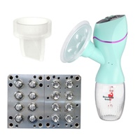 Cetakan Plastik Kustom Profesional untuk Pompa ASI Bayi dan Komponen Kosmetik Kecantikan, Pencetakan Injeksi Berkualitas Tinggi