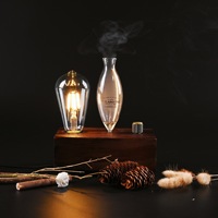 Nouvelle maison intelligente chambre Vintage bois parfum aromathérapie ultrasons Air parfum brume arôme défuseur diffuseur Machine avec ampoule