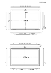 New 14 Inch A133 Industrial Grade 32GB Memory Plastic Material <b>10</b>-Point Capacitive Touch Screen 14'' Inch Android - Product Image 6