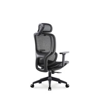 Chaise de bureau en maille JOHOOFURNITURE avec appui-tête, vente en gros, Cadeira De Escritorio pour bureau à domicile, coussin épais confortable