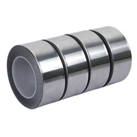 Rouleau de ruban adhésif en aluminium, largeur et épaisseur personnalisées, adhésif acrylique, résistant à la chaleur, conducteur, pour fabricant OEM ODM, commande en gros