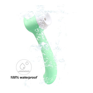 二合一魔杖按摩器阴蒂刺激吸盘女性成人性吮吸振动器性感玩具 - Product Image 2