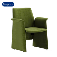Fauteuil en tissu moderne pour salon, hôtel, salle d'attente, appartement, villa, atelier, bureau à domicile et extérieur - Couleur personnalisable