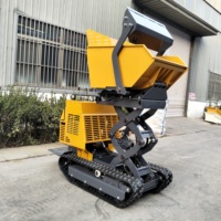 Mini-Dumper 500kg Raupenfahrzeug Kleiner Gummiketten-Transporter Mini-Raupendumper mit CE-Zertifizierung