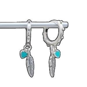 Pendientes de Lujo DIY de Plata de Ley con Circonita, Perlas en Forma de Corazón, Mariposas, Conchas y Plumas para Fiestas y Regalos de Boda - Product Image 5