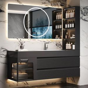 <span class=keywords><strong>Meuble</strong></span> moderne et minimaliste <span class=keywords><strong>de</strong></span> <span class=keywords><strong>salle</strong></span> <span class=keywords><strong>de</strong></span> <span class=keywords><strong>bain</strong></span> en chêne Ensemble <span class=keywords><strong>de</strong></span> lavabos à LED <span class=keywords><strong>Pierre</strong></span> frittée <span class=keywords><strong>Meuble</strong></span> latéral incurvé pour <span class=keywords><strong>salle</strong></span> <span class=keywords><strong>de</strong></span> <span class=keywords><strong>bain</strong></span> - Product Image 1