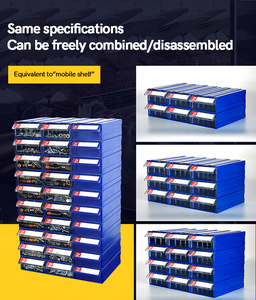 5-Layer Stackable Plastic Office Organizer with <strong>Drawers</strong> <strong>Small</strong> Parts Storage Bins for Bedding for Organizing Your Workspace - Product Image 5