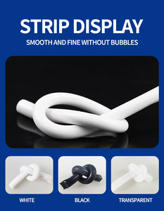 Scellant silicone neutre résistant aux intempéries, noir, qualité extérieure pour l'étanchéité des fenêtres, résistant aux UV, sans acetoxy, résistant aux températures - Product Image 2