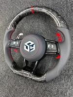 Vente en gros de volants en fibre de carbone LED pour Volkswagen Golf, modification et amélioration du volant VW Golf 7