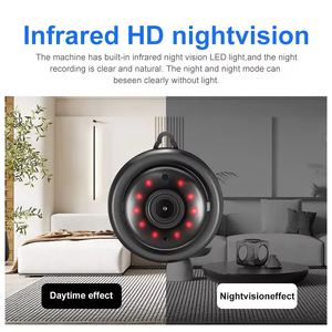 1080P Mini CCTV Camera xách tay HD an ninh mạng máy ảnh IR tầm nhìn ban đêm nhà thông minh cửa người xem giám sát IP Camera - Product Image 2