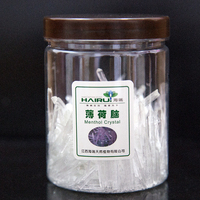 Menthol en Cristaux de Menthe Pur Naturel de Haute Qualité, Qualité Alimentaire, en Vrac, Échantillon Gratuit pour l'Aromatisation Alimentaire