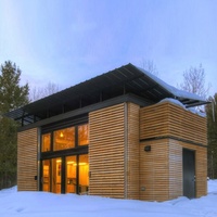 Maison mobile modifiée de conception moderne Fourniture d'usine d'une maison préfabriquée de luxe en acier léger pour un séjour chez l'habitant de luxe