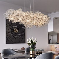 Nouveau design breveté de chambre à coucher intelligente salon or luxe cristal lustres à led modernes suspension de cuisine moderne