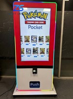 Distributeur automatique de cartes à collectionner intelligent à écran tactile de 43 pouces, capacité de 300 à 600 cartes TCG et boîtes mystères, ventes automatiques