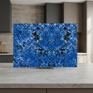 Dalle de marbre onyx bleu Alaska poli, moderne et écologique, la plus vendue, pour la décoration intérieure des murs et des sols - Product Image 4