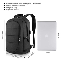 Matériaux de qualité supérieure sac à dos pour ordinateur portable sac de voyage étanche sac à dos pour collège sac à dos pour ordinateur portable d'affaires